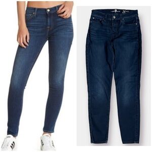 7 For All Mankind High Waist Ankle Gwenevere Size 27